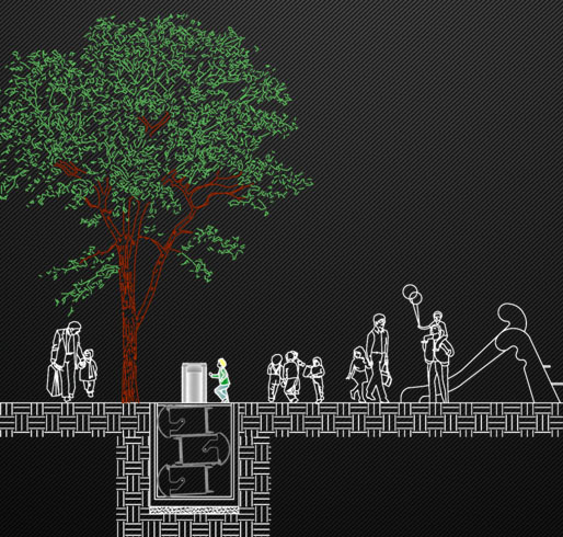 CityCleanSy underground containers are the most mobile system of waste collection in big urban areas.